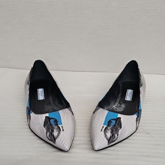 PRADA POINTED TOE FLATS BFPM-02-080 - Picture 1 of 5